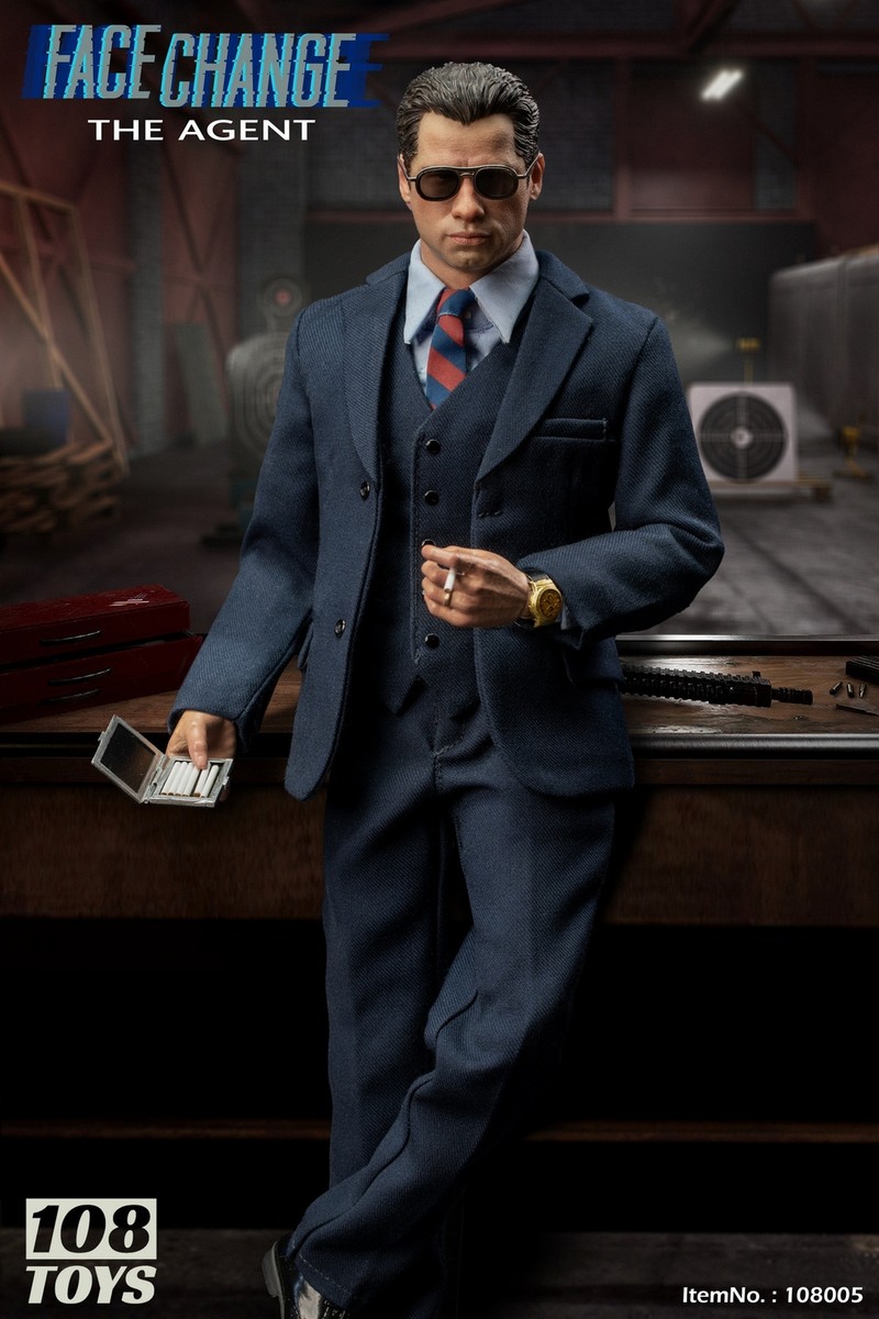 108TOYS フェイスオフ 108005 1/6 ジョン トラヴォルタ 108TOYS Face/Off Sean Archer The Agent 1/6 Face Change John