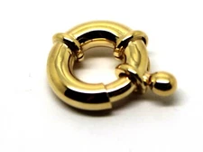Kaedesigns New Small 10mm 9ct 375 Yellow Gold Bolt Ring Clasp  *Free post