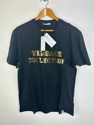 Authentic *CLG* Versace Collection  V800683R Crew Neck T-Shirt  - L