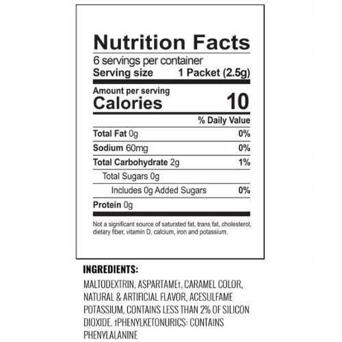 A&W, Root Beer Powder Drink Mix 6 Count (Pack of 12) Sugar Free