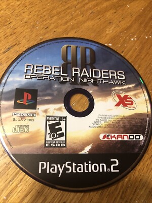 Rebel Raiders: Operation Nighthawk (Sony PlayStation 2, 2006) Disc Only