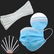 10x Plastic Nose Bridge Strips Clips Bracket for DIY Face Masks Single Wire