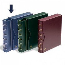 Stamp Banknote Album Lighthouse Vario Classic Binder  Slipcase Blue Top Quality