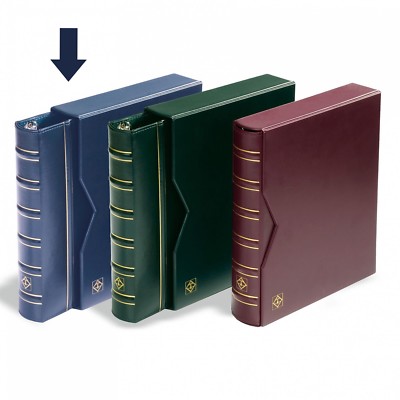 Stamp Banknote Album Lighthouse Vario Classic Binder & Slipcase Blue Top Quality