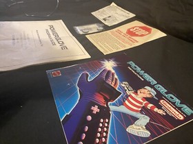 NINTENDO NES POWER GLOVE + ORIGINAL WHITE GLOVE! COMPLETE IN BOX w/INSTRUCTIONS