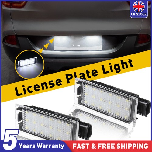 Rear Lamp Number Plate Lights For Renault Clio Laguna Master Megane MK3