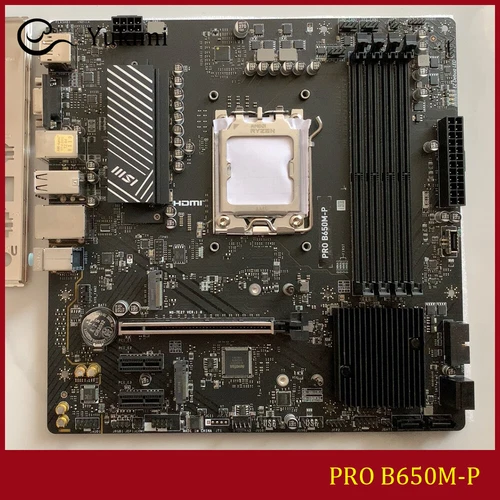 FOR MSI PRO B650M-P DDR5*4 AMD AM5 256GB HDMI D-Sub DisplayPort Motherboard Test