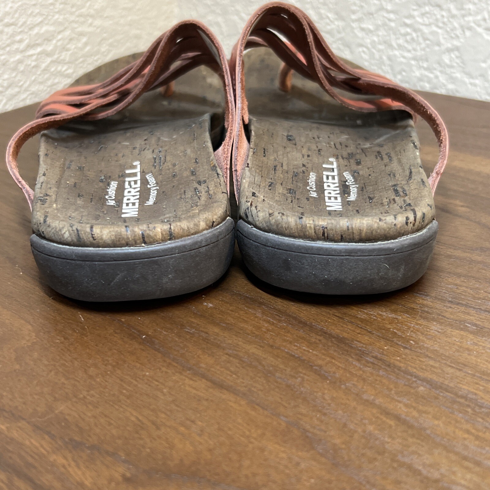 Merrell sandali donna Redwood District Mahana infradito pelle arancione taglia 7