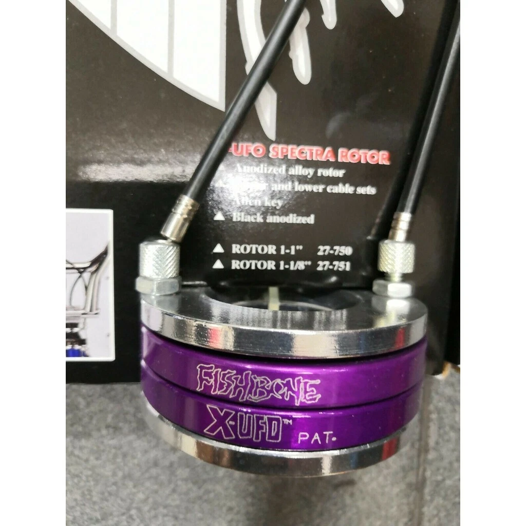 NEW Fishbone Bmx Alloy Rotor system X UFO Oldschool 1 1 8