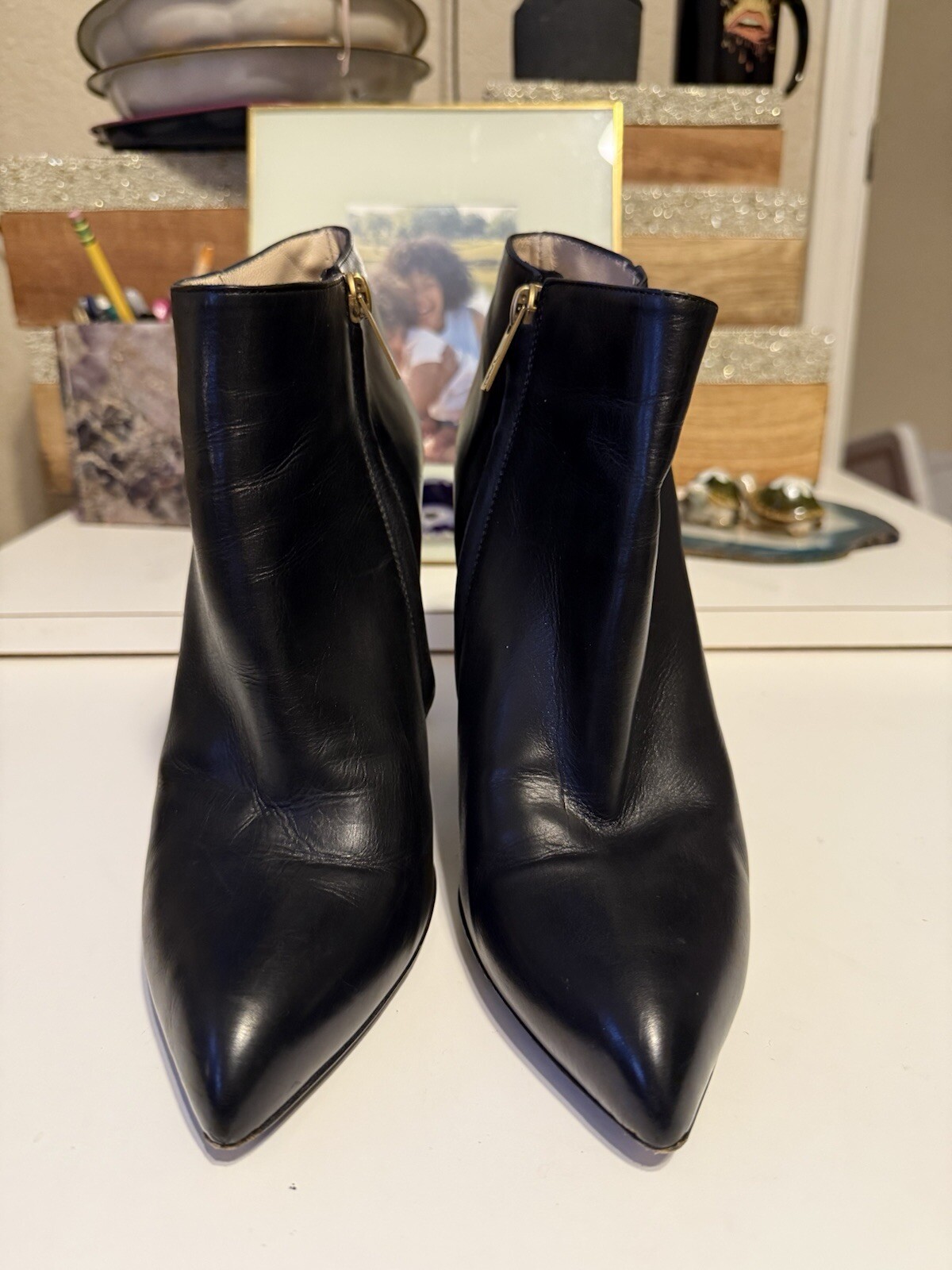 Stivaletti Yves Saint Laurent chic in pelle nera taglia:40