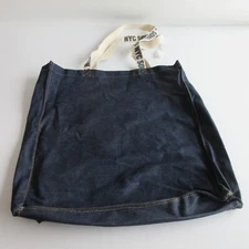 New York NY & Co Soho Denim Jean Tote Handbag Beach Bag Book Bag NWT