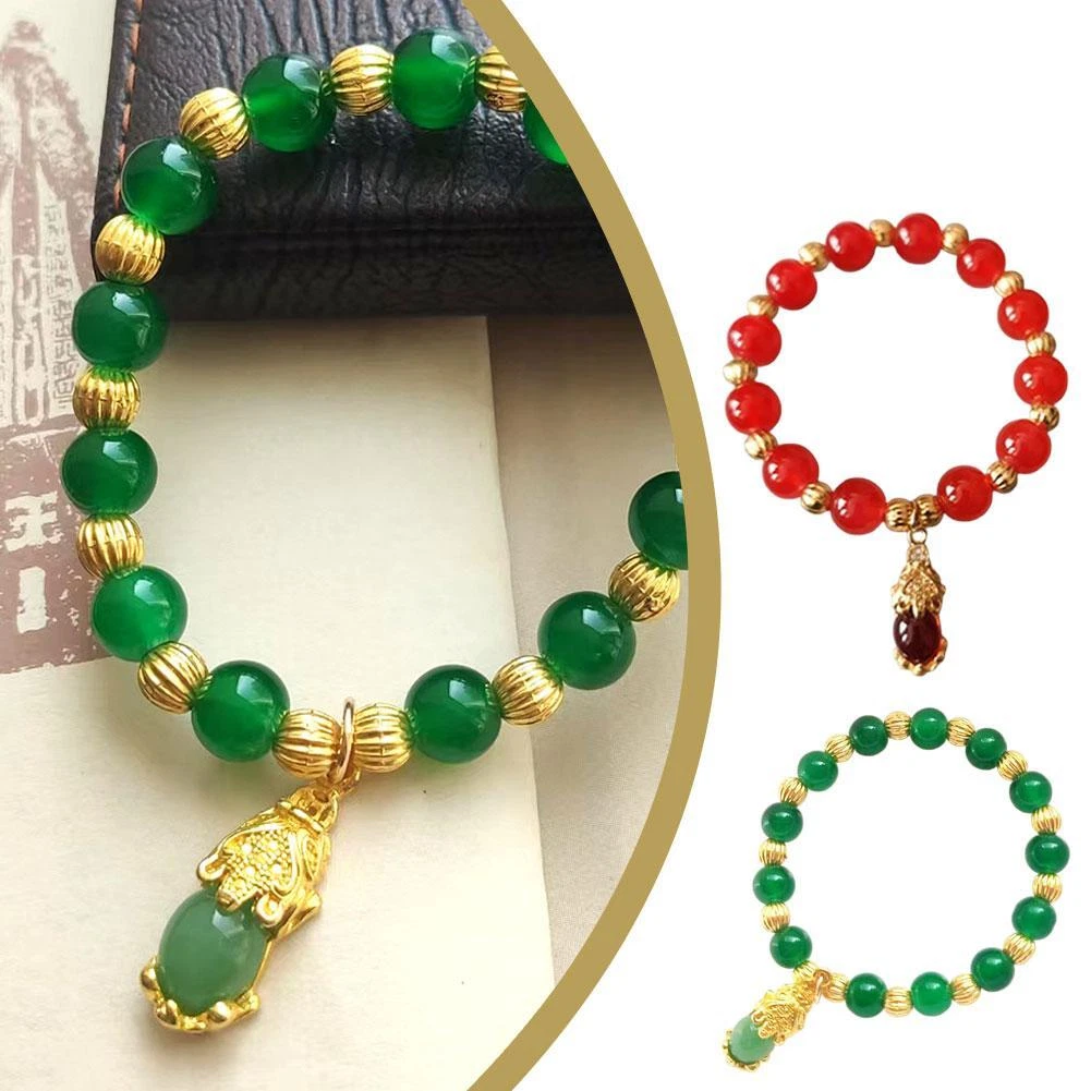 Минималистский винтажный браслет из бисера в натуральных тонах, простой и щедрый стиль 8hiD - Изображение 7 из 17