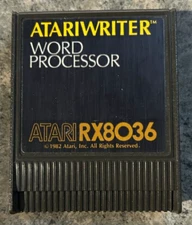 ATARIWRITER Word Processor RX8036 Atari 400/800 cartridge -- Untested