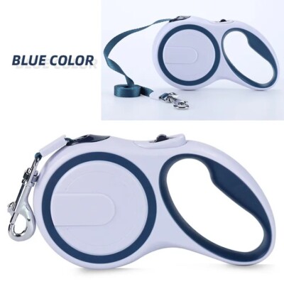 Retractable Dog Leash Automatic Extending Nylon Durable Rope 18ft