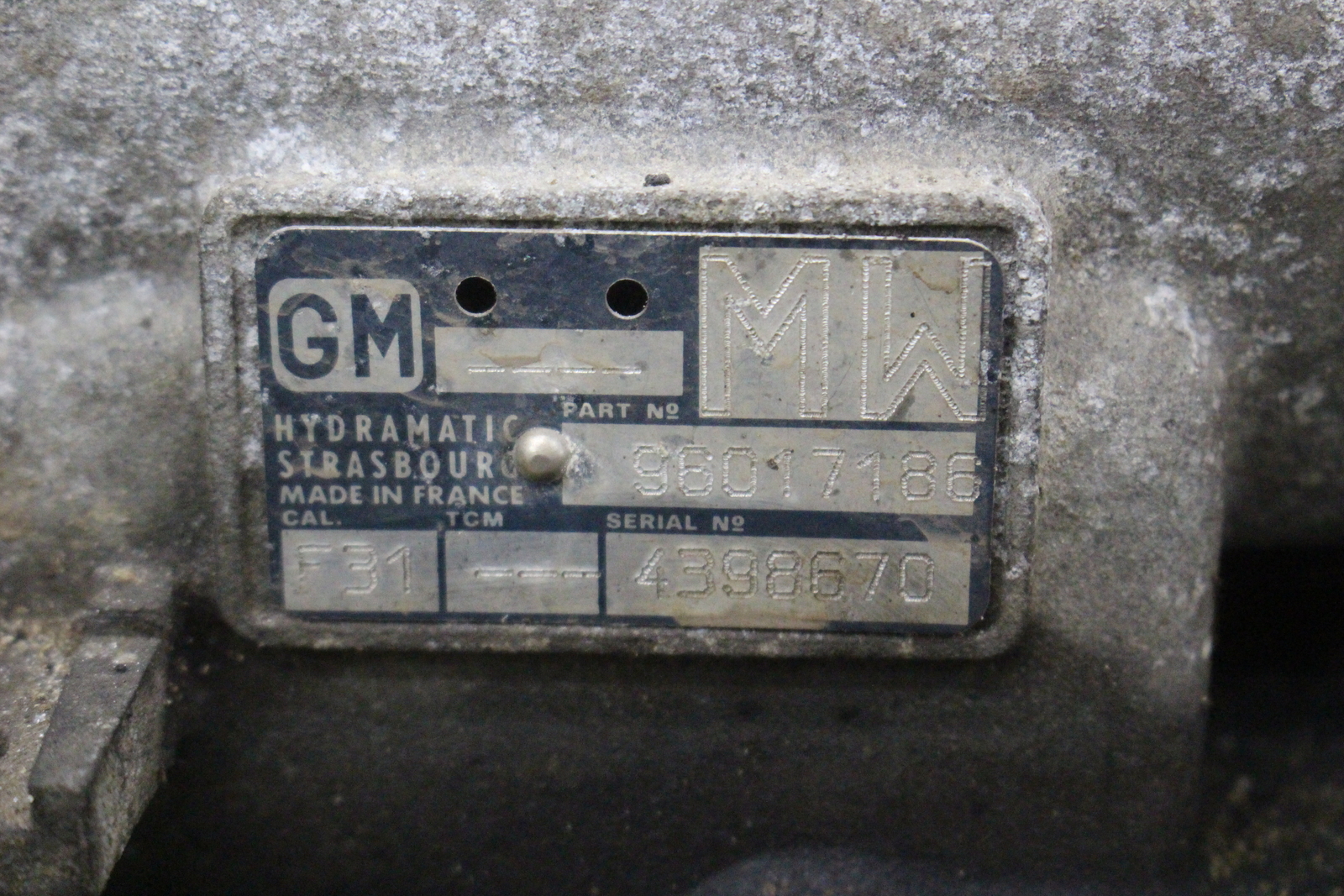 BMW OEM GM MW 96017186 Transmission Automatic E36 325i 2.5l M50 6 