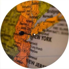 Slipmat Scratch Pad Felt for any 12" Turntable LP DJ Record Player MAP NEW YORK