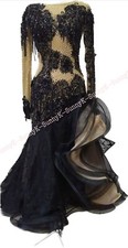 Handmade Dance Dress/Standard Ballroom Competition smooth Waltz Tango Costume