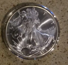 2010 American Eagle 1 Ounce  .999 Silver (Encapsulated)