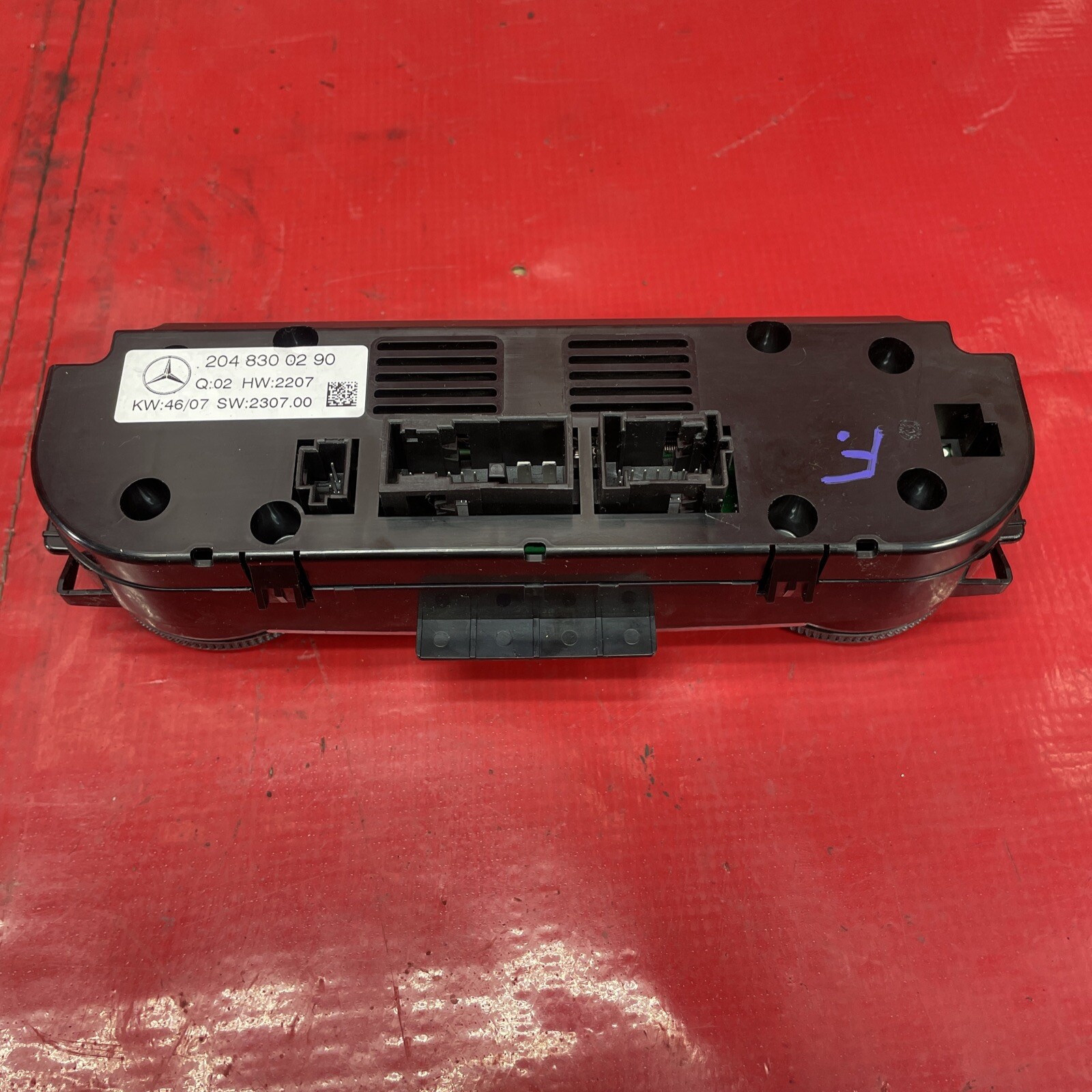 2008 MERCEDES BENZ C300 W204 TEMPERATURE CLIMATE CONTROL PANEL OEM eBay