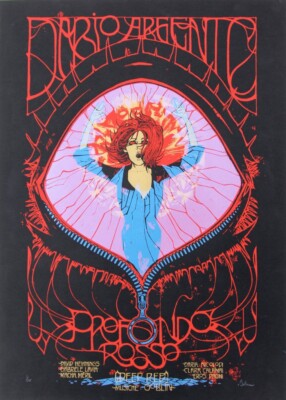 DEEP RED PROFONDO ROSSO MOVIE POSTER DARIO ARGENTO MALLEUS LIMITED EDITION PRINT
