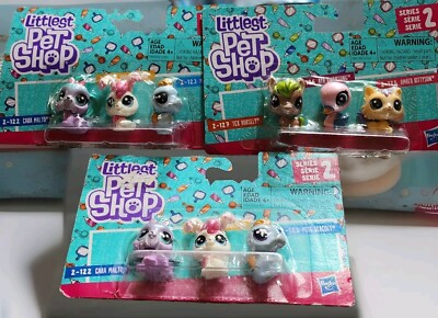 Littlest Pet Shop Series 2 -# 'S -122-123-124- (1pkg.) - 125-126-127 (2pkgs) New
