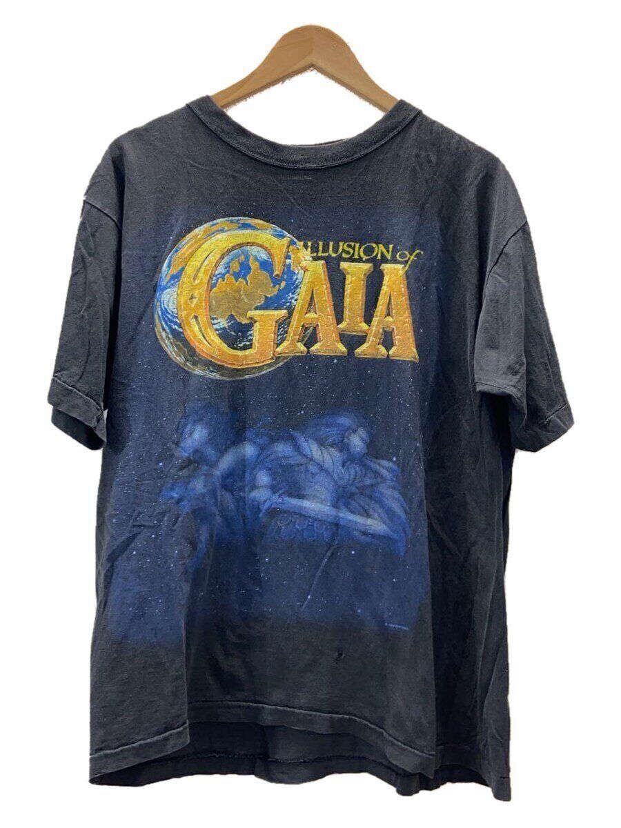 ALTRA T shirt altre marche anni 90 Nintendo Gaia Gensoku L cotone stampa nera usata