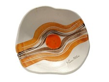 Piattino ceramica maiolica Verzolini