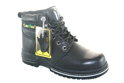 CACTUS FOOTWEAR 6533 BLACK OIL RESISTANT WORK BOOTS OIL RESISTANT MEN'S BOOT