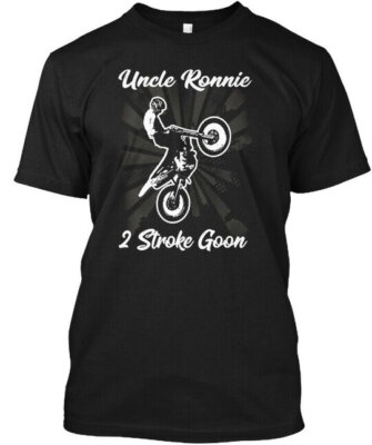Uncle Ronnie Mac 69 Dirt Bike Motocross 2 Stroke T-Shirt Made in USA S to 5XL