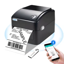 VRETTI Thermal Shipping Label Printer 4x6 Bluetooth For ETSY UPS eBay POSHMARK