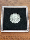 1925-D Buffalo Nickel in XF / AU Condition, COMPLETE HORN and Well Struck Date