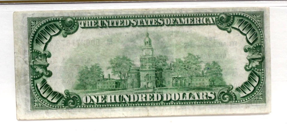 1929 $100 FRBN NEW YORK PCGS 30 VERY FINE NO COMMENTS NICE! - Image 4 of 4