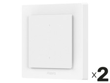 AQARA Lichtschalter Smart H2, WS-K07D, 2 Butt...