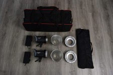 Godox Litemons LA200Bi Bi-Color LED 2-Light Kit w/Stands  Softboxes