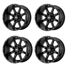 Set 4 17 Moto Metal Mo970 17x9 8x6.5 Gloss Black Milled Lip Lifted Wheels -12mm Set 4 17 Moto Metal Mo970 17x9 8x6.5 Gloss Black Milled Lip Lifted Wheels -12mm