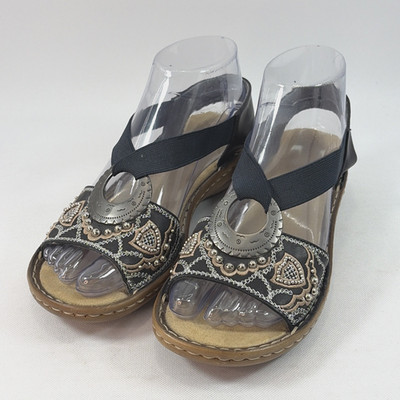 Rieker Remonte Sandals Women Size 36EU 5.5US Strappy Leather Walking Comfort