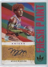 2021-22 Panini Court Kings Fresh Paint Jade Miles McBride #FP-MMB Auto gb2