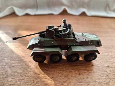 1:72 Sd.Kfz. 233 (RARE) - schwerer Panzerspähwagen Kaki avec 2 Figurines - WWII - Photo 1/4