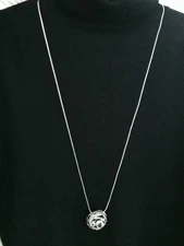 Hagit Gorali HG Israel Sterling Silver 925 Necklace Ball Pendant