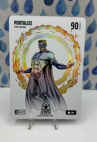 Bo Jackson Battle Arena PORTALIZE ~Sam Laporta~ Fire Battlefoil BLBF-177, 1st ED