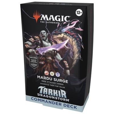 Tarkir Dragonstorm Mardu Surge Commander Deck MTG Card Game Dragons Battle