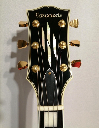 Guitarra eléctrica Edwards By ESP E-LP-130CD/P usada, color negro,... - Imagen 12 de 14