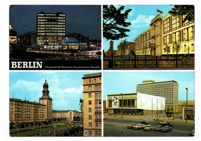 Ak Berlin DDR Sitz des Staatsrates 1966 Kino International und Hotel Berolina