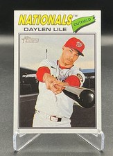 2026 Topps Heritage - Daylen Lile #124 - Washington Nationals