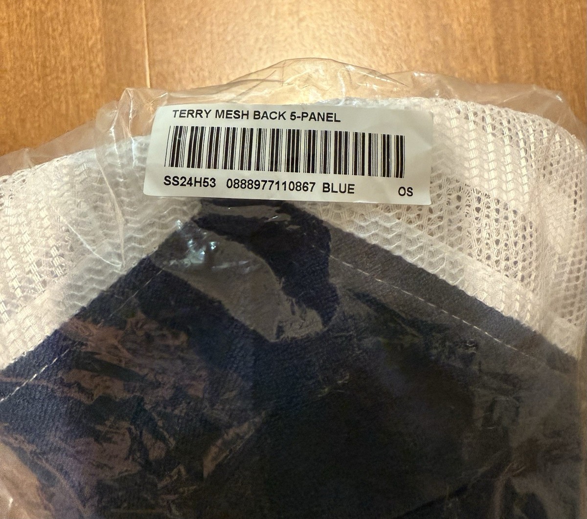 Supreme Terry Mesh Back 6-Panel Blue | eBay