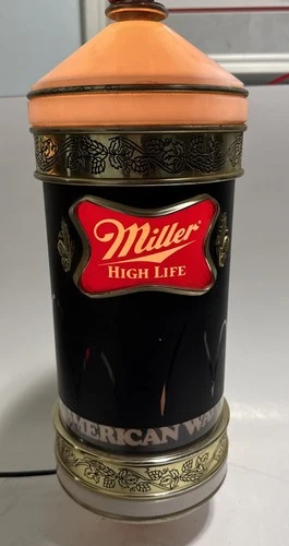 Vintage "Miller High Life Bouncing Ball Lighted Motion Sconce Beer Sign Tested