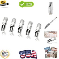 5pc 1/2 NPT Stainless Steel Automatic Pig Nipple Water Drinker Feeder Waterer...