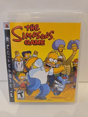 The Simpsons Game with Poster PlayStation 3 PS3 Brand New Factory Sealed 