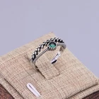 925 Sterling Silver Rings Fashion Vintage Couples Silver Party Adjustable