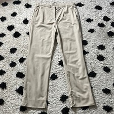 Escada size 38 women s cream neutral trouser dress pants